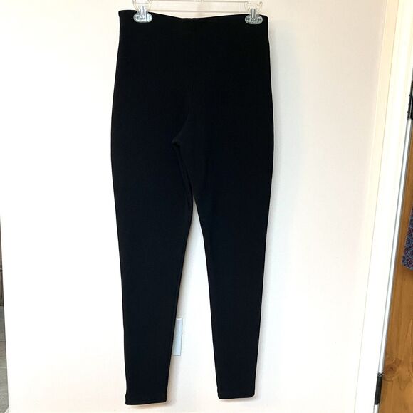 Equestrian brand Women’s Small Black Leggings Made In USA Stretchy Tactel Lycra - Picture 3 of 6